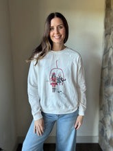 Load image into Gallery viewer, skiing girls lightweight sweatshirt