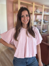 Load image into Gallery viewer, pink petal soft bubble top