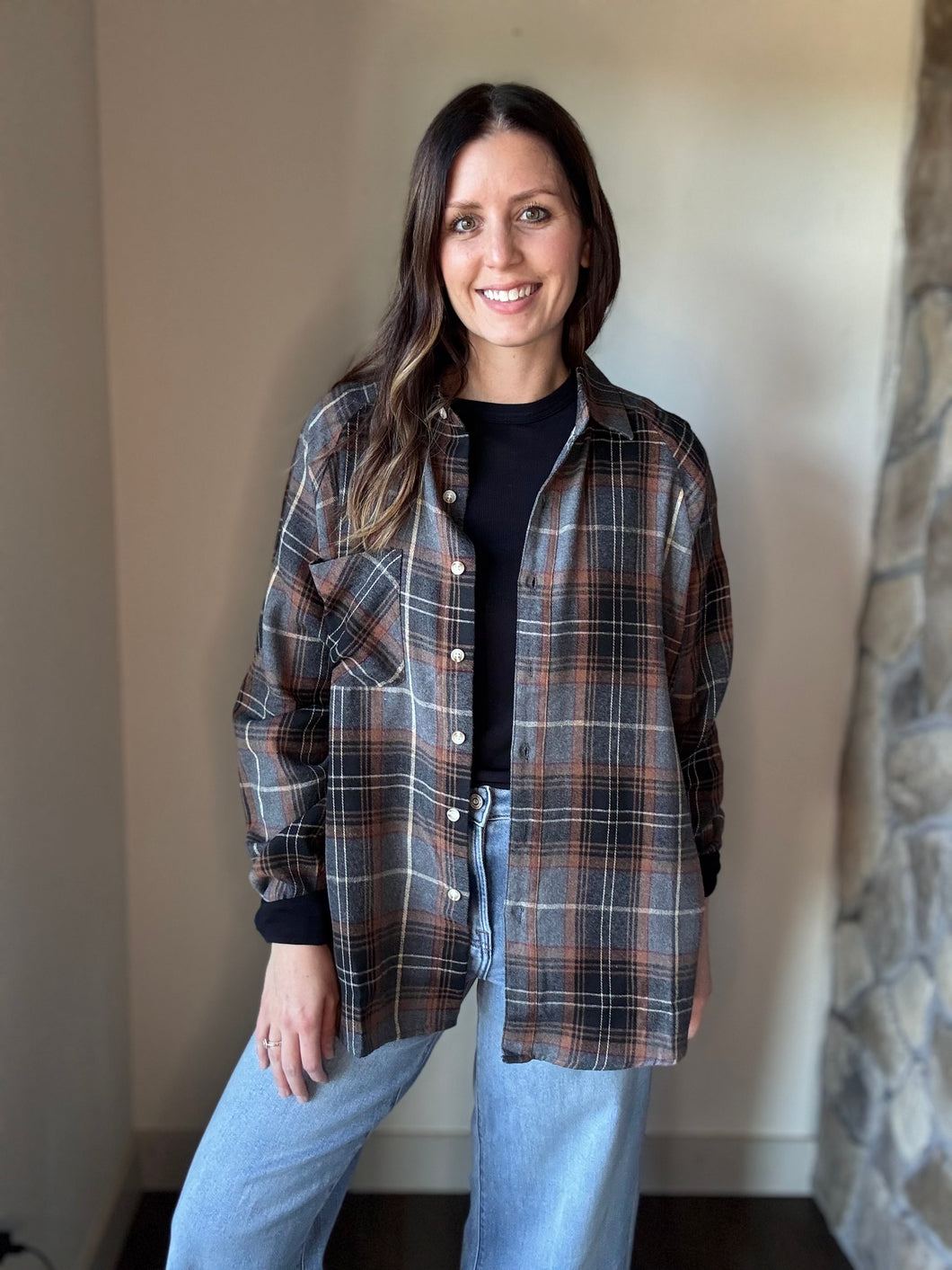 grey camp flannel