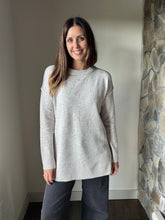 Load image into Gallery viewer, oatmeal oversized tunic sweater
