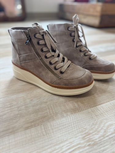 blowfish stone lace-up hybrid sneaker boot