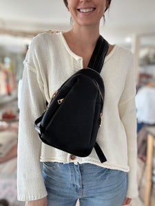 convertible sling bag + backpack