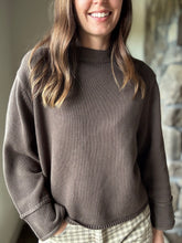 Load image into Gallery viewer, brown mock neck sweater