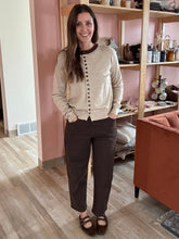 Load image into Gallery viewer, lana hazelnut button cardi