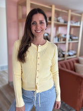 Load image into Gallery viewer, lemon soft button cardigan
