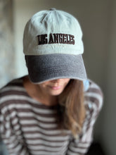 Load image into Gallery viewer, los angeles brown + cream baseball hat