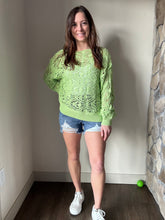 Load image into Gallery viewer, kiwi open weave sweater