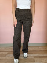 Load image into Gallery viewer, hidden brown cheetah straight leg denim