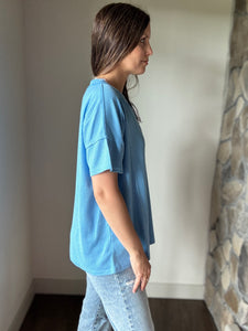 ocean button waffle top