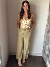 Load image into Gallery viewer, yellow floral corset top