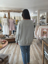 Load image into Gallery viewer, sage french terry weekend pullover
