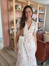 Load image into Gallery viewer, rosita floral swiss dot maxi dress