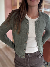 Load image into Gallery viewer, the perfect cotton cardi - forest
