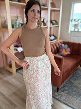 Load image into Gallery viewer, mocha ribbed tank top
