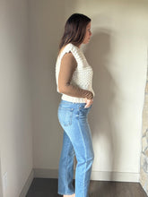 Load image into Gallery viewer, classic medium wash high rise straight jeans