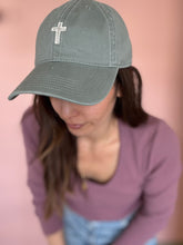 Load image into Gallery viewer, cross sage embroidered hat