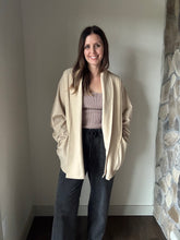 Load image into Gallery viewer, natural french terry oversized cardigan
