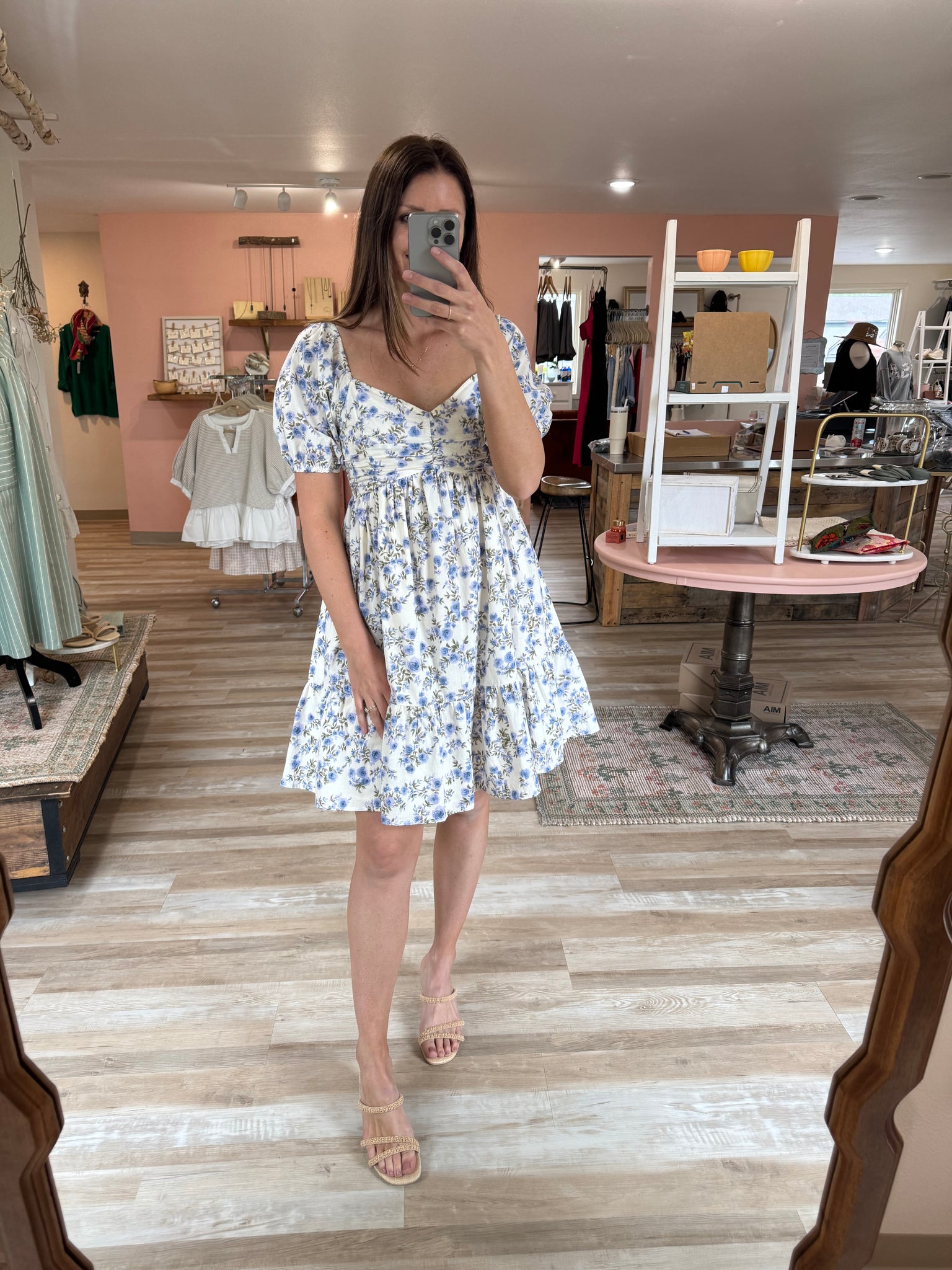 cream + lavender floral cotton dress – Cloth + Stone cream + lavender floral cotton dress – Cloth + Stone