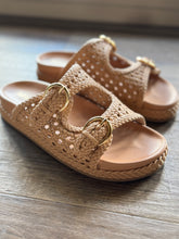 Load image into Gallery viewer, sun-kissed woven slides
