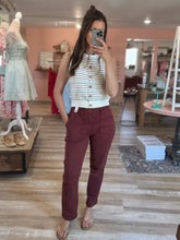 Load image into Gallery viewer, judy blue maple weekender pants