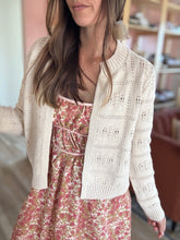 Load image into Gallery viewer, lucille checkered texture cardigan