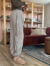 Load image into Gallery viewer, portia mocha dot harem pant