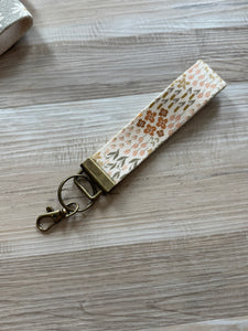 canvas wristlet keychain | 6 styles
