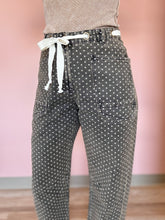 Load image into Gallery viewer, polka dot barrel drawstring pants