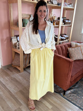 Load image into Gallery viewer, cream mixed polka dot gauze button down