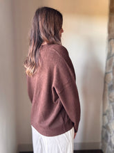 Load image into Gallery viewer, comfy brown button cardigan