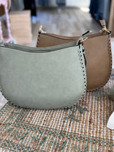 Load image into Gallery viewer, whipstitch trim saddle bag | 2 colors