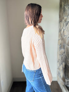 blush capsule sweater
