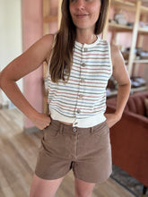 Load image into Gallery viewer, roller choco denim shorts