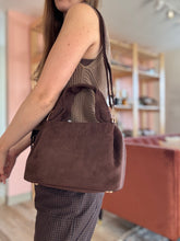 Load image into Gallery viewer, suede satchel purse | 2 colors