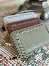 Load image into Gallery viewer, nora whipstitch zip-around wallet | 3 colors