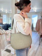 Load image into Gallery viewer, whipstitch trim saddle bag | 2 colors