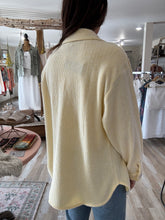 Load image into Gallery viewer, soft yellow ribbed jacket