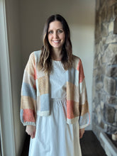 Load image into Gallery viewer, multi check cardigan