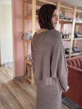 Load image into Gallery viewer, day to night mocha ribbed dress