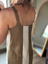 Load image into Gallery viewer, olive+oat colorblock dress