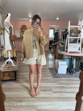 Load image into Gallery viewer, camel cotton denim chore jacket