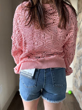 Load image into Gallery viewer, blossom open weave sweater