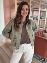 Load image into Gallery viewer, in the pasture olive jacket