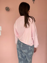 Load image into Gallery viewer, bubblegum waffle long sleeve top