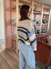 Load image into Gallery viewer, rainy day stripe sweater