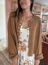 Load image into Gallery viewer, caramel drizzle cardi