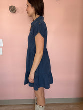 Load image into Gallery viewer, dark chambray tiered dress | S-3XL