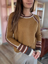 Load image into Gallery viewer, retro fall crochet raglan