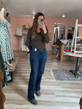 Load image into Gallery viewer, judy blue dark wash straight denim | short + regular inseams!