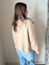 Load image into Gallery viewer, khaki heart sweater